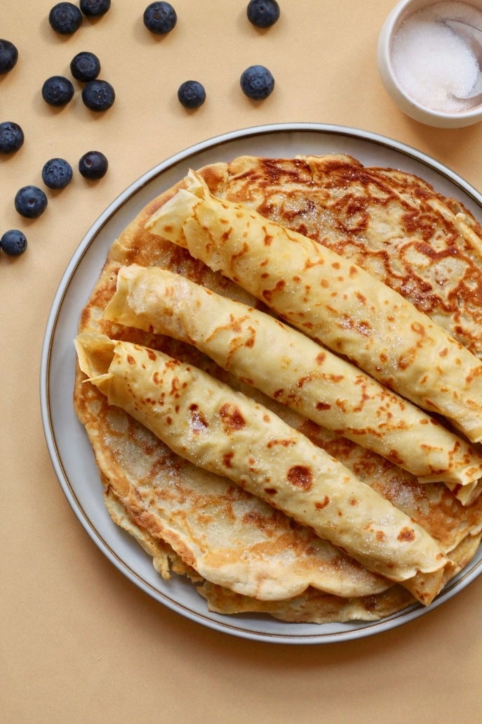 Pancakes with oat milk / Pandekager med havredrik havremælk