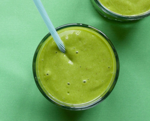 Grøn smoothie med spinat