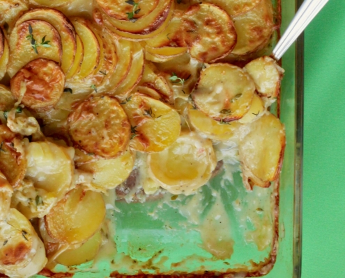 Veganske flødekartofler uden fløde