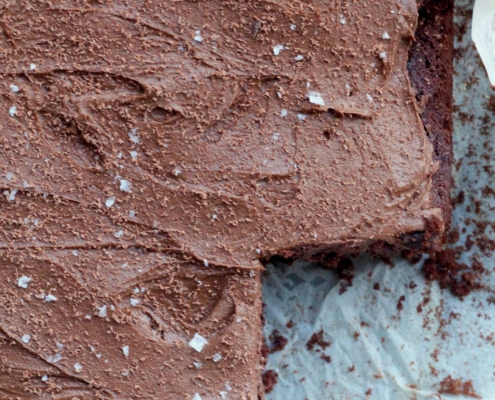 Vegansk chokoladekage